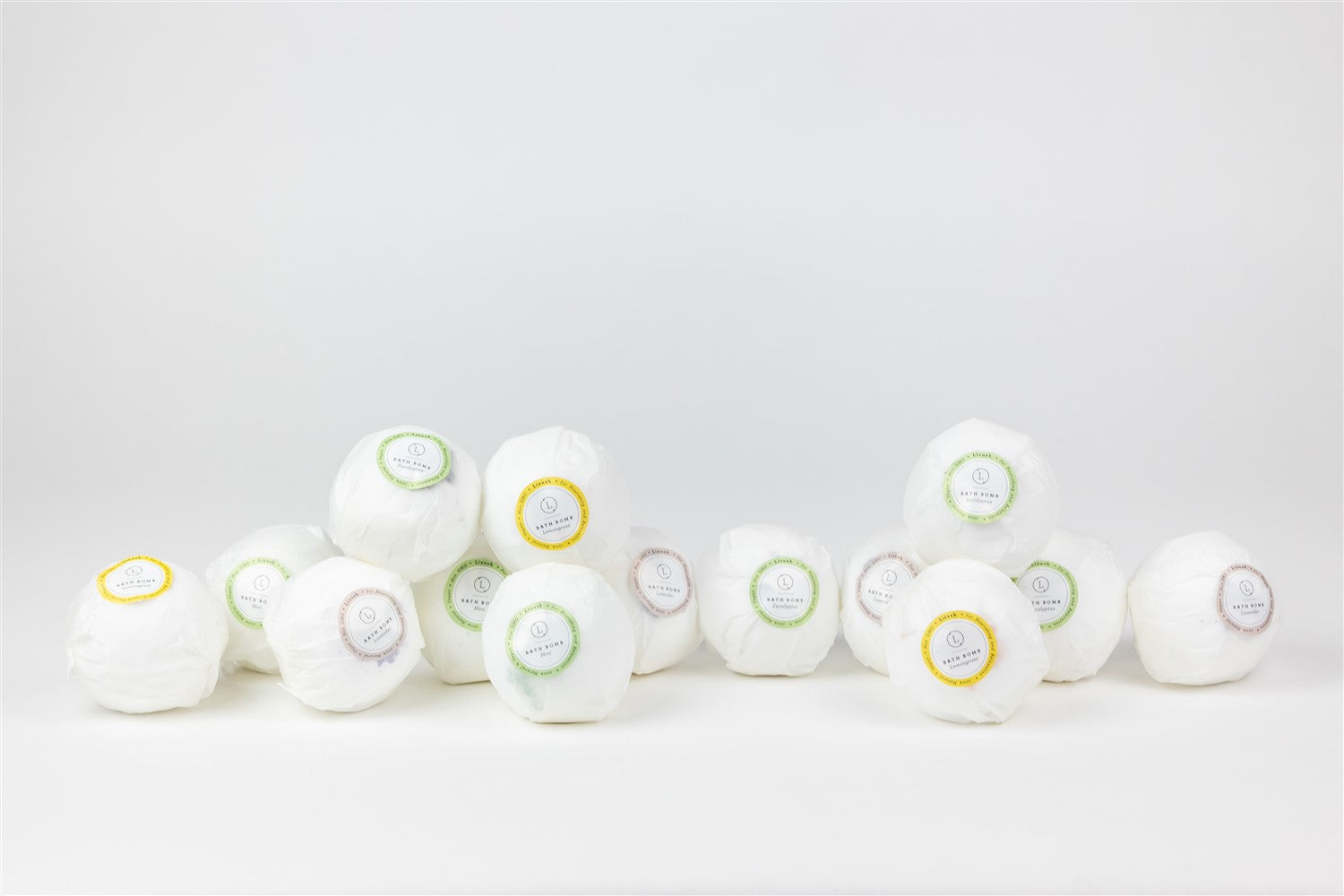 Gift-Box of Big 14  Natural Bath Bombs-68689810